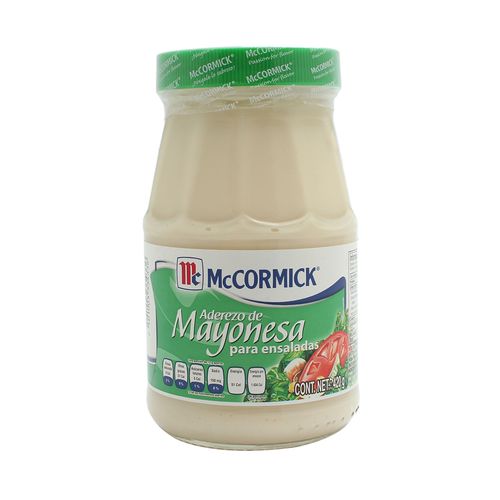 Aderezo de Mayonesa McCormick sabor Guacamole 410 g