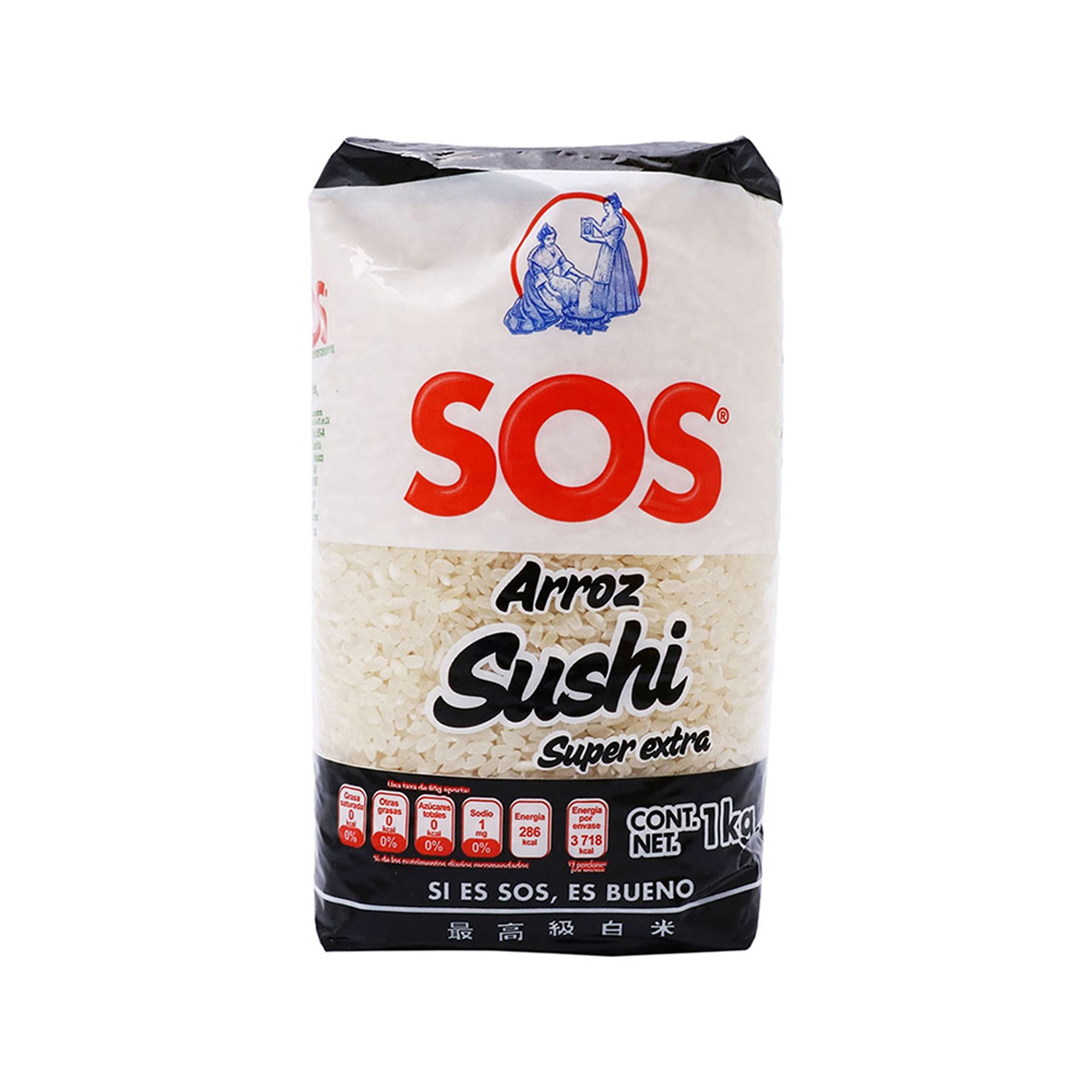 Arroz SOS Super Extra Para Sushi 1Kg