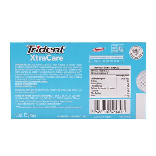 CHICLE-ADAMS-TRIDENT-XTRACARE-FRESH-1PZA