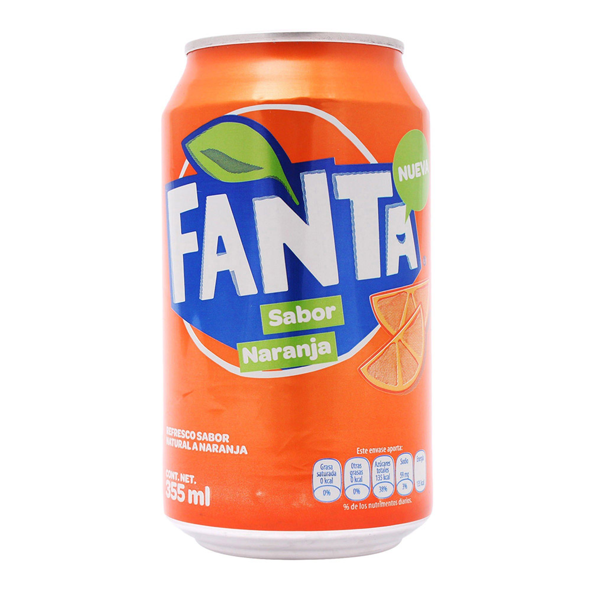 Refresco Fanta Naranja Lata 355mL