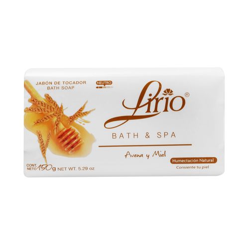 JABON-LIRIO-TOCADOR-AVENA-Y-MIEL-150-GR