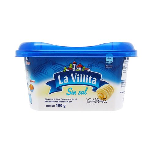 Margarina Sin Sal La Villita 90 g