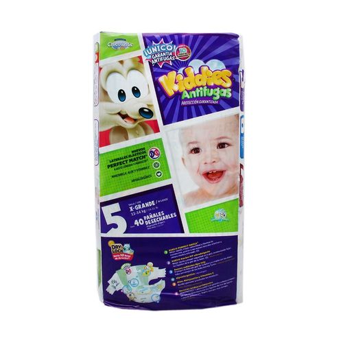 PAÑAL-KIDDIES-ANTIFUGAS-T5-40-PZS---KIDDIES