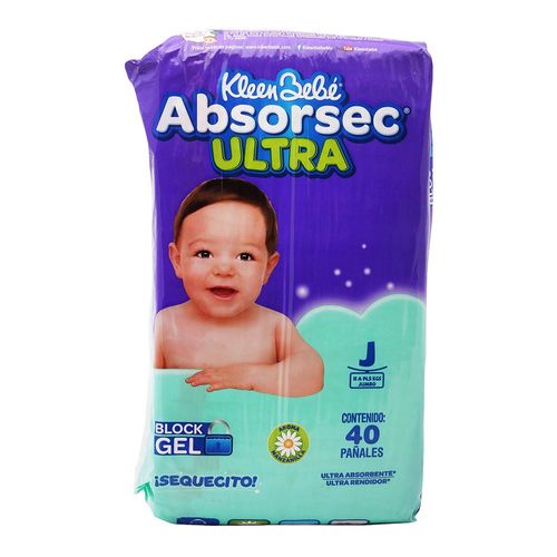 PAÑAL-KLEEN-BEBE-ABSORSEC-JUMBO-40S---KLEEN-BEBE