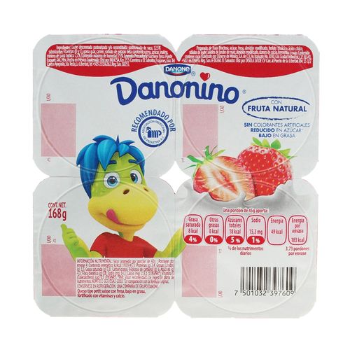 DANONINO-FRESA-168G--4X42G----DANONE