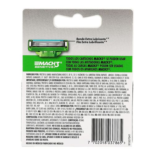 CARTUCHO-MACH3-SENSITIVE--12--2-PZA---MACH3