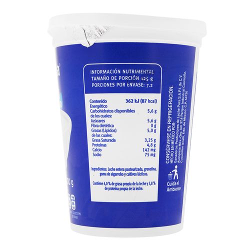 Yogurt Natural Alpura 900 g