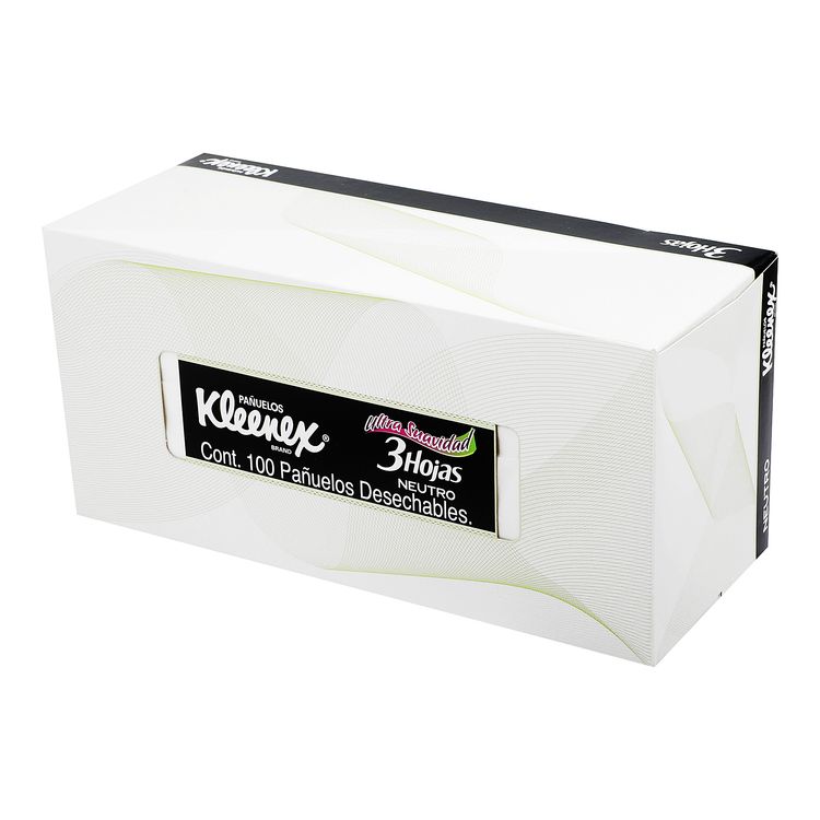 Pañuelos Kleenex Ultra Suavidad 100 Piezas