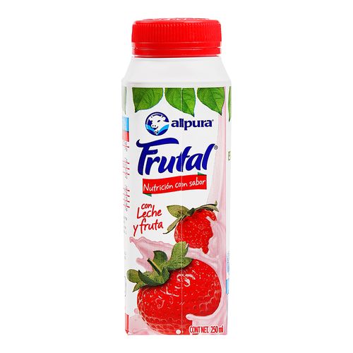 Leche-Alpura-Frutal-Fresa-250Ml---Alpura