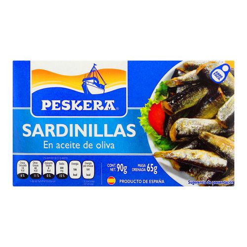 Sardinilla-Peskera-En-Aceite-D-Oliva-90G---Peskera