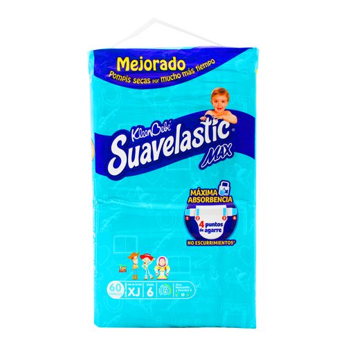 PAÑAL-KLEEN-BB-6-SUAVELASTIC-XJBO-60P---SUAVELASTIC