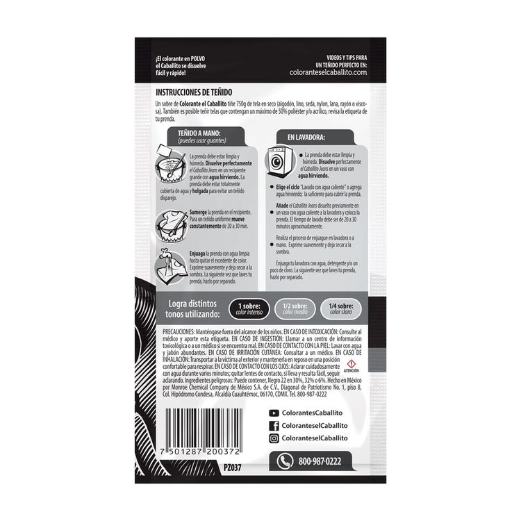 Pintura caballito negra cheap